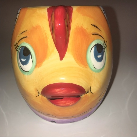 Dario Farrucci Designs Fish Mug Colorful Whimsical Hand Painted - Picture 2 of 10